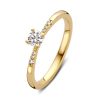 Ringen Excellent Jewelry | Ring Geelgoud Briljant 0.30 Crt.