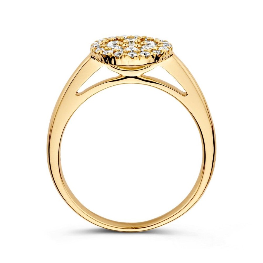 Ringen Excellent Jewelry | Ring Geelgoud Briljant 0.60 Crt.