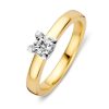 Ringen Excellent Jewelry | Ring Bicolor Briljant 0.30 Crt.