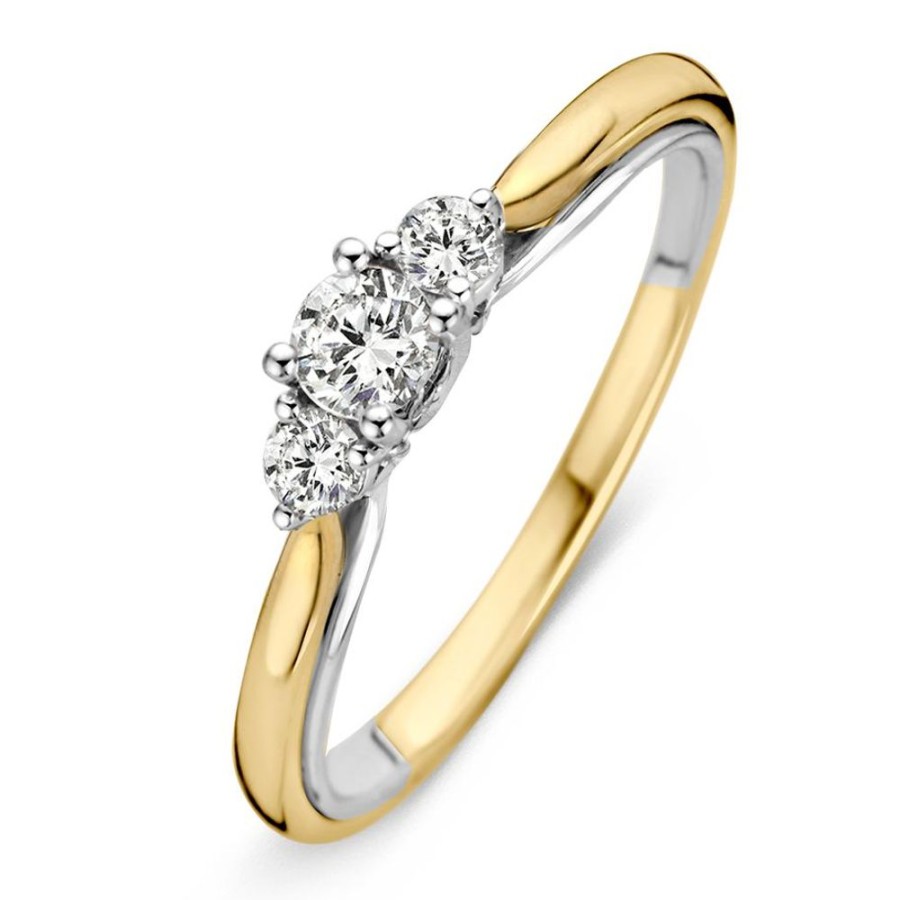 Ringen Excellent Jewelry | Ring Bicolor Briljant 0.31 Crt.