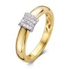 Ringen Excellent Jewelry | Ring Bicolor Briljant 0.21 Crt.