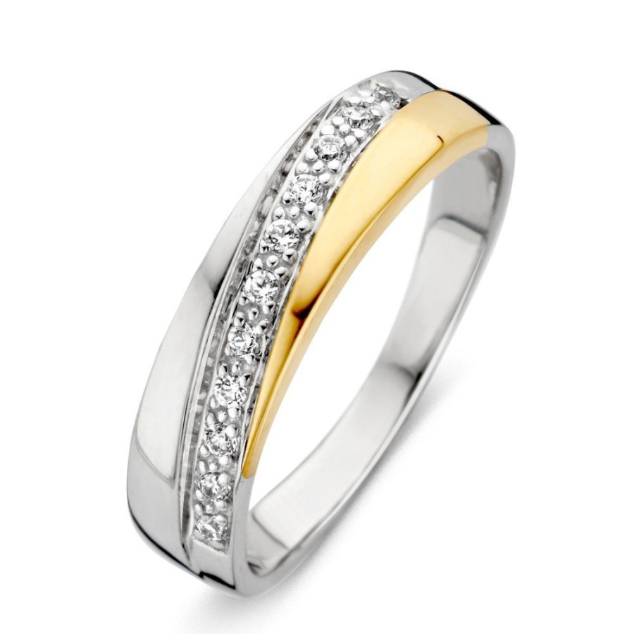 Ringen Excellent Jewelry | Ring Bicolor Zirkonia