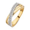 Ringen Excellent Jewelry | Ring Bicolor Briljant 0.30 Crt.