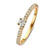 Ringen Excellent Jewelry | Ring Geelgoud Briljant 0.33 Crt.