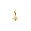 Hangers Excellent Jewelry | Hanger Geelgoud Briljant 0,05 Crt.