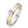 Ringen Excellent Jewelry | Ring Bicolor Briljant 0.10 Crt.