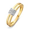 Ringen Excellent Jewelry | Ring Bicolor Zirkonia