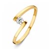 Ringen Excellent Jewelry | Ring Geelgoud Zirkonia