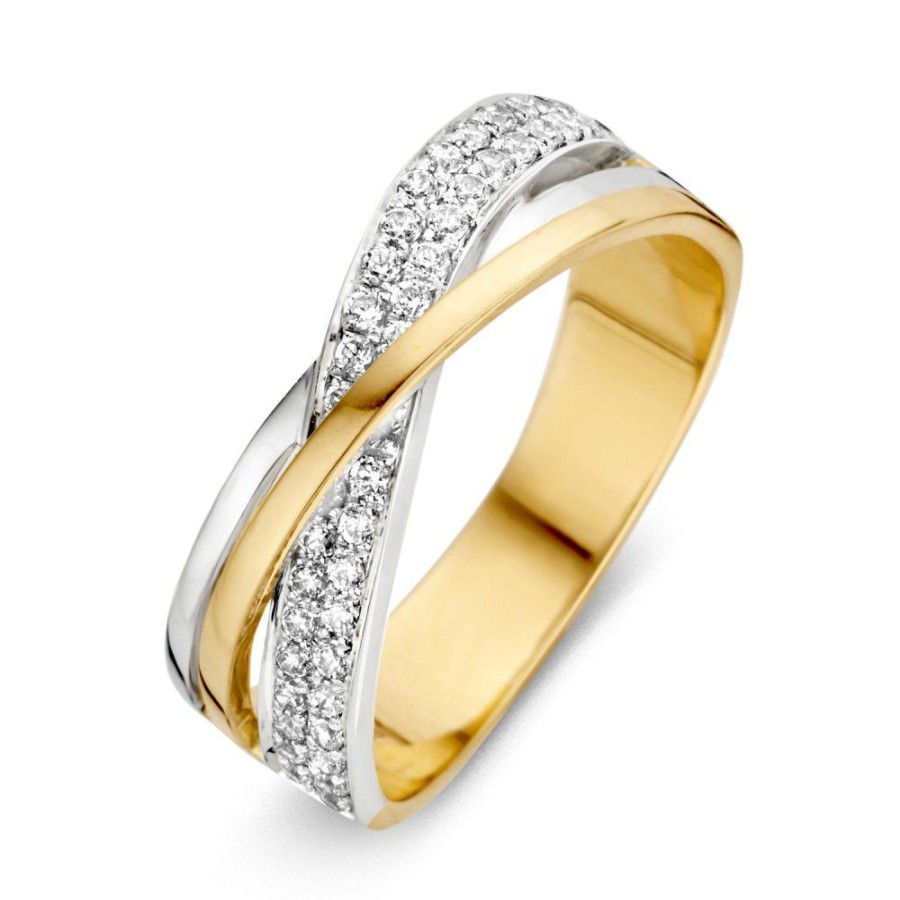 Ringen Excellent Jewelry | Ring Bicolor Zirkonia