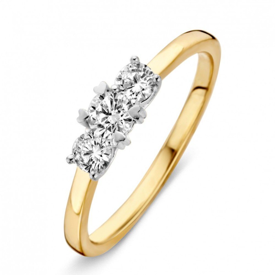 Ringen Excellent Jewelry | Ring Bicolor Zirkonia