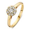 Ringen Excellent Jewelry | Ring Geelgoud Briljant 0.40 Crt.