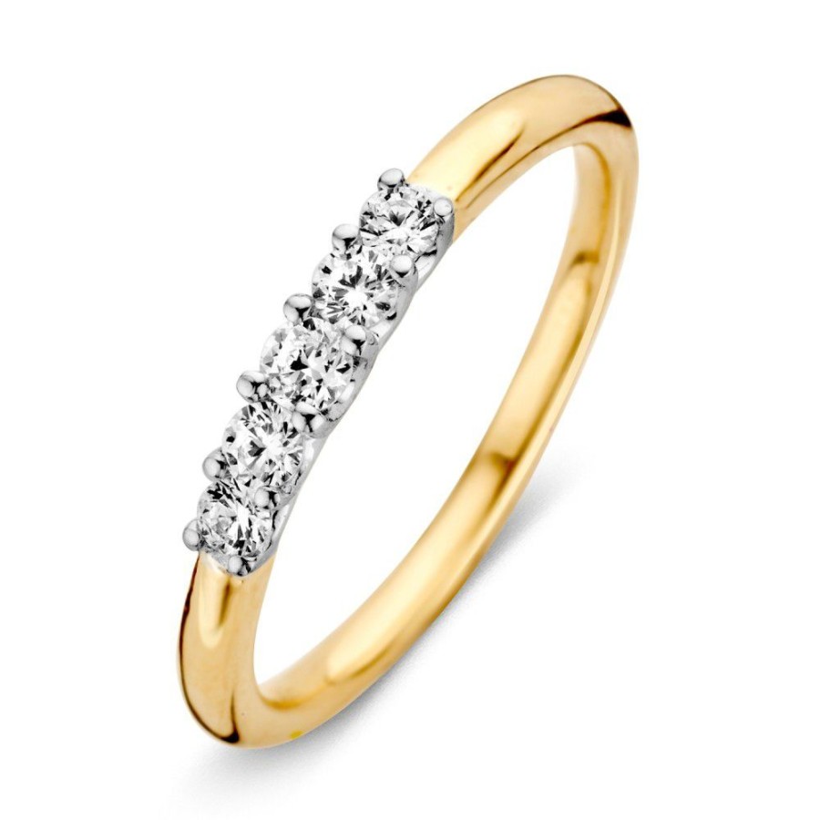 Ringen Excellent Jewelry | Ring Bicolor Zirkonia