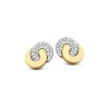 Oorbellen Excellent Jewelry | Oorstekers Bicolor Briljant 0,12 Crt.