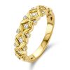 Ringen Excellent Jewelry | Ring Geelgoud Briljant 0.19 Crt.