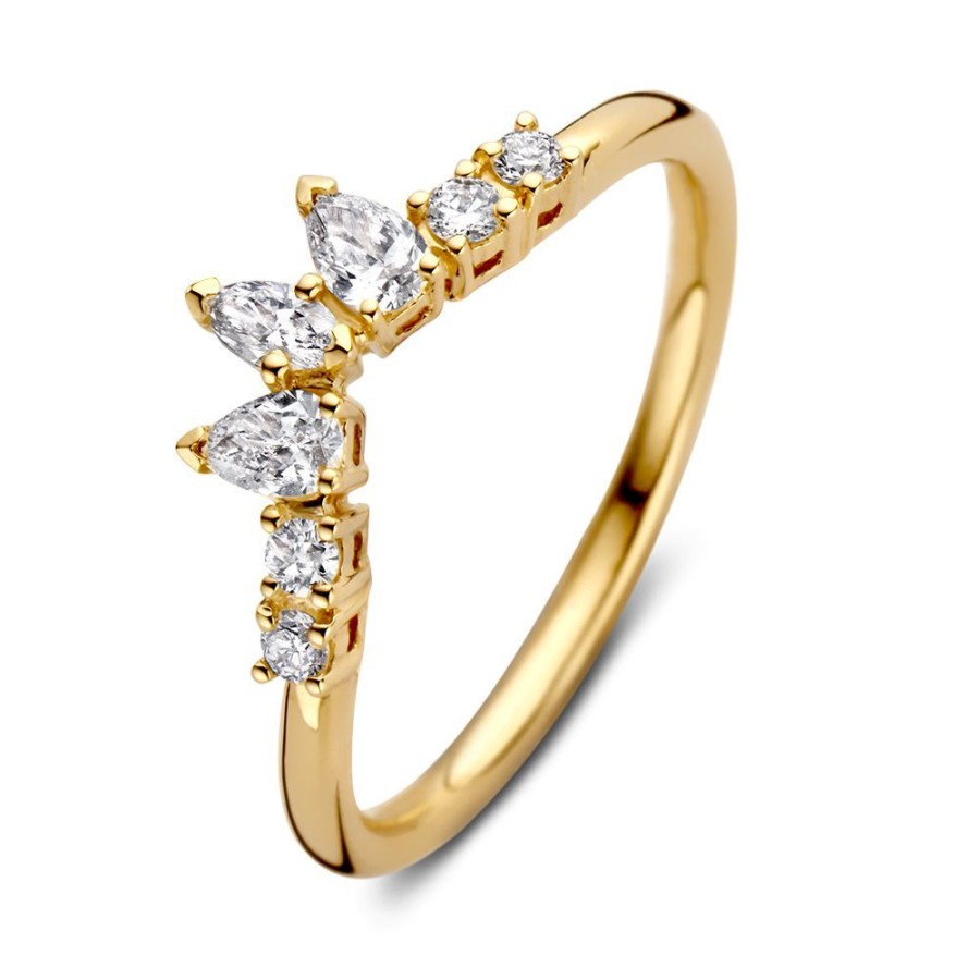 Ringen Excellent Jewelry | Ring Geelgoud Briljant 0.47 Crt.