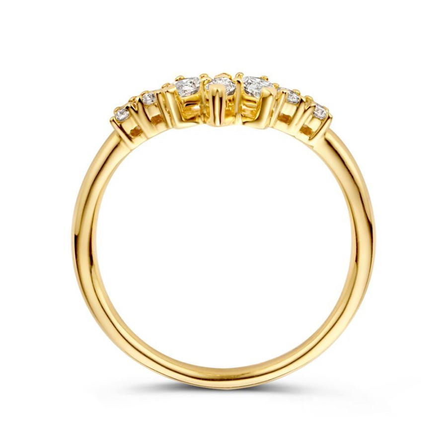 Ringen Excellent Jewelry | Ring Geelgoud Briljant 0.47 Crt.