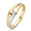 Ringen Excellent Jewelry | Ring Bicolor Briljant 0.08 Crt.