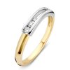 Ringen Excellent Jewelry | Ring Bicolor Briljant 0.08 Crt.