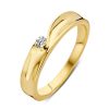 Ringen Excellent Jewelry | Ring Geelgoud Zirkonia