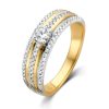 Ringen Excellent Jewelry | Ring Bicolor Briljant 0.47 Crt.