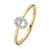 Ringen Excellent Jewelry | Ring Bicolor Briljant 0.11 Crt.