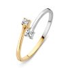 Ringen Excellent Jewelry | Ring Bicolor Zirkonia