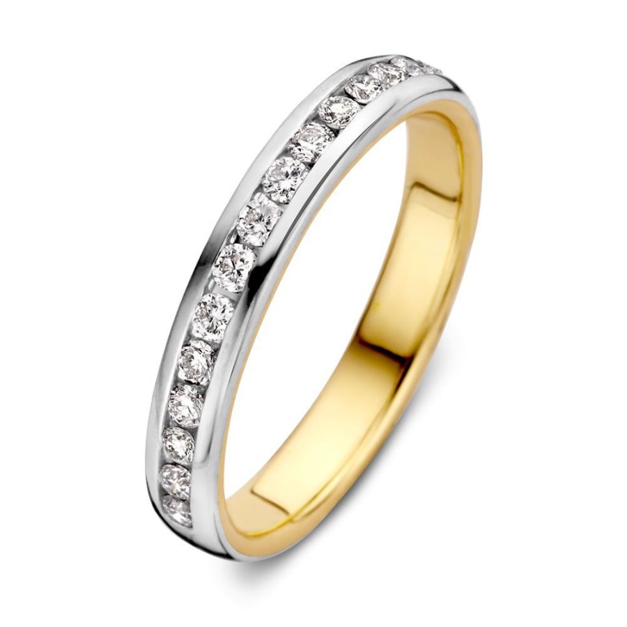 Ringen Excellent Jewelry | Ring Bicolor Briljant 0.32 Crt.