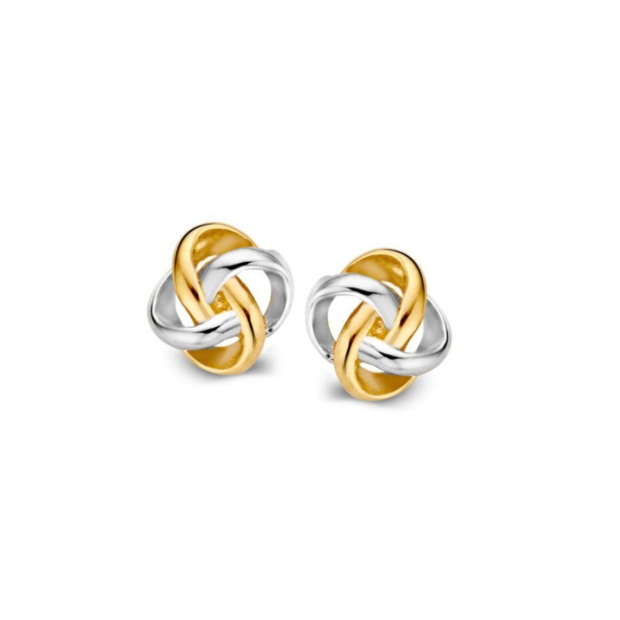 Oorbellen Excellent Jewelry | Oorstekers Bicolor