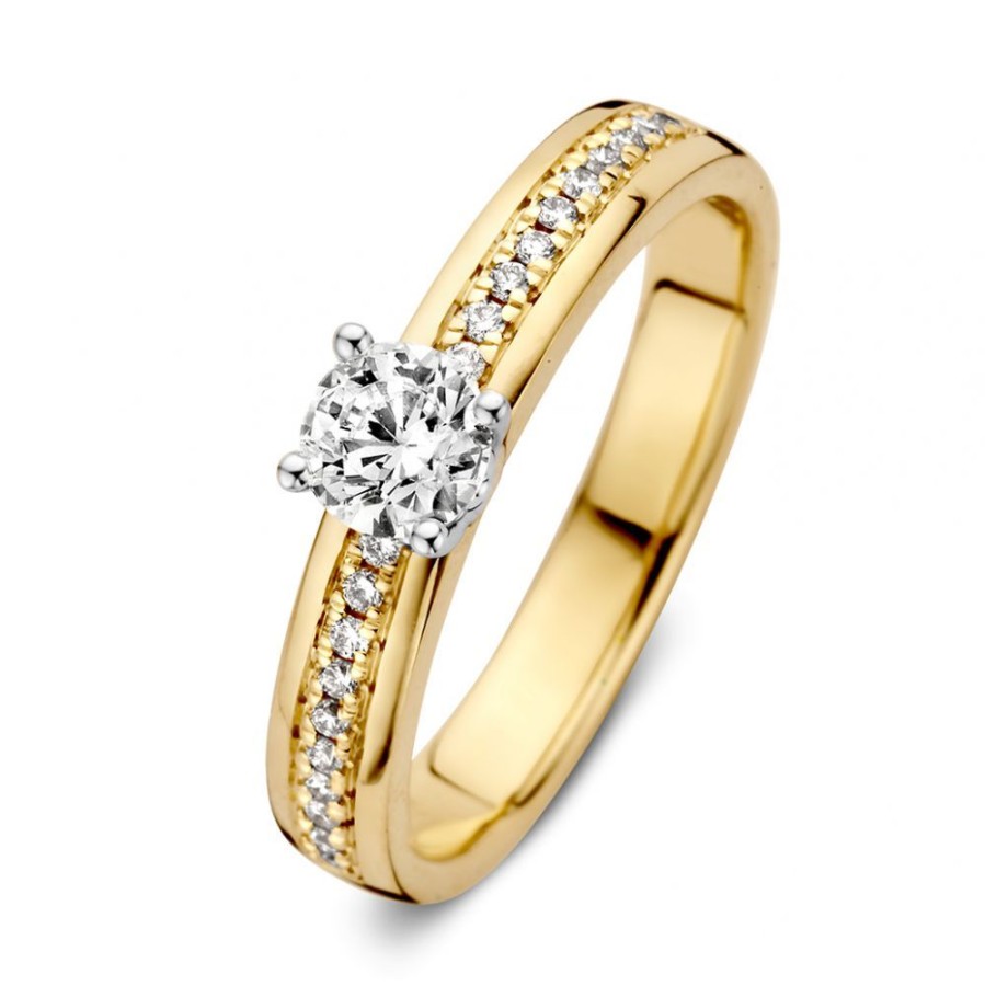 Ringen Excellent Jewelry | Ring Bicolor Briljant 0.54 Crt.