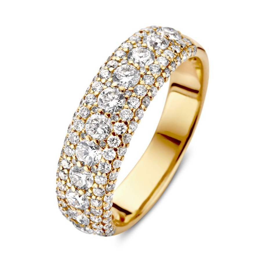 Ringen Excellent Jewelry | Ring Geelgoud Briljant 1.44 Crt.