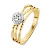 Ringen Excellent Jewelry | Ring Bicolor Zirkonia