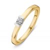 Ringen Excellent Jewelry | Ring Bicolor Briljant 0.10 Crt.