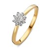 Ringen Excellent Jewelry | Ring Bicolor Briljant 0.21 Crt.