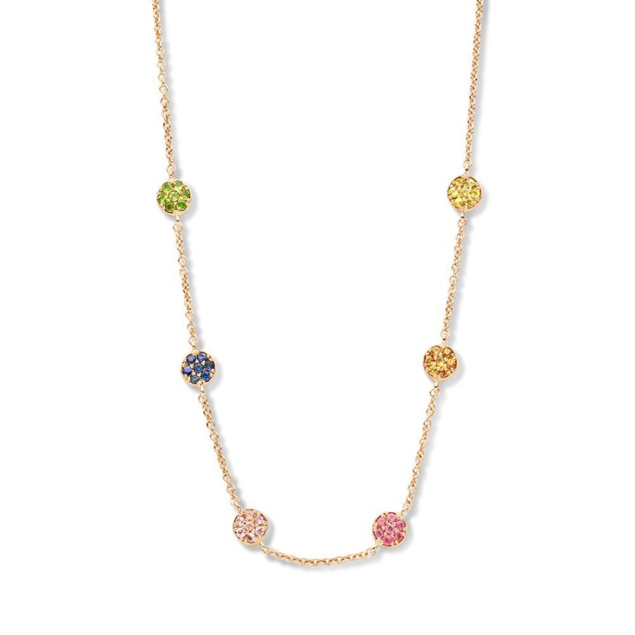 Colliers Excellent Jewelry | Collier Rosegoud Edelsteen