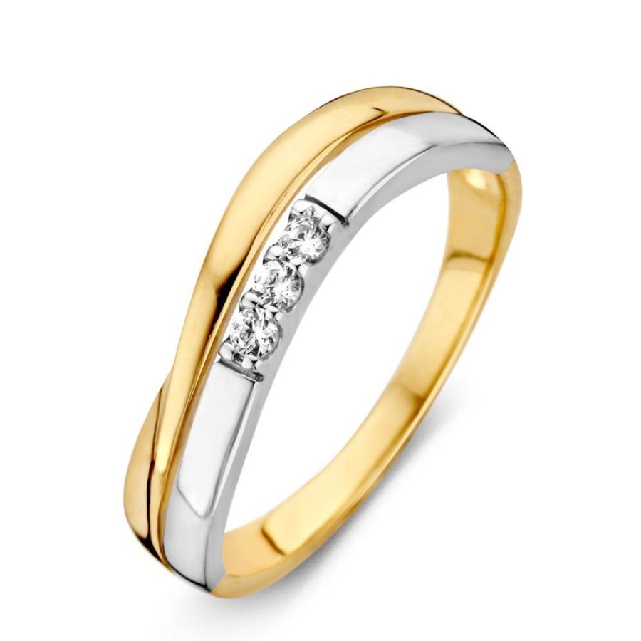 Ringen Excellent Jewelry | Ring Bicolor Zirkonia