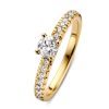 Ringen Excellent Jewelry | Ring Geelgoud Briljant 0.59 Crt.