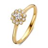 Ringen Excellent Jewelry | Ring Geelgoud Briljant 0.43 Crt.