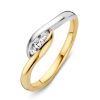 Ringen Excellent Jewelry | Ring Bicolor Briljant 0.10 Crt.