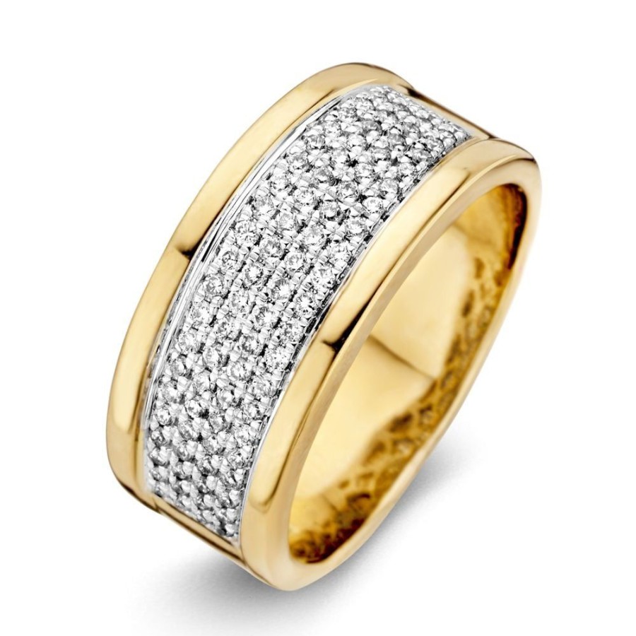 Ringen Excellent Jewelry | Ring Bicolor Briljant 0.51 Crt.