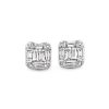 Oorbellen Excellent Jewelry | Oorstekers Witgoud Diamant 0,68 Crt.