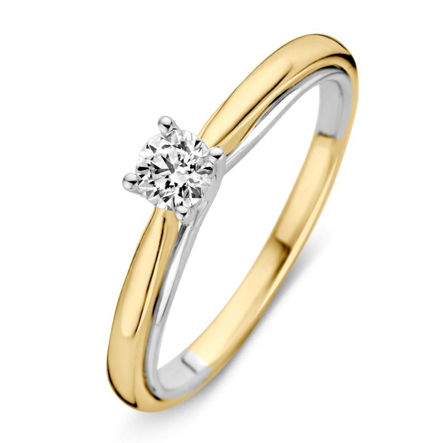 Ringen Excellent Jewelry | Ring Bicolor Briljant 0.31 Crt.