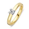 Ringen Excellent Jewelry | Ring Bicolor Briljant 0.19 Crt.