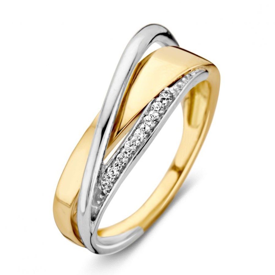 Ringen Excellent Jewelry | Ring Bicolor Zirkonia