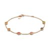 Armbanden Excellent Jewelry | Armband Rosegoud Edelsteen