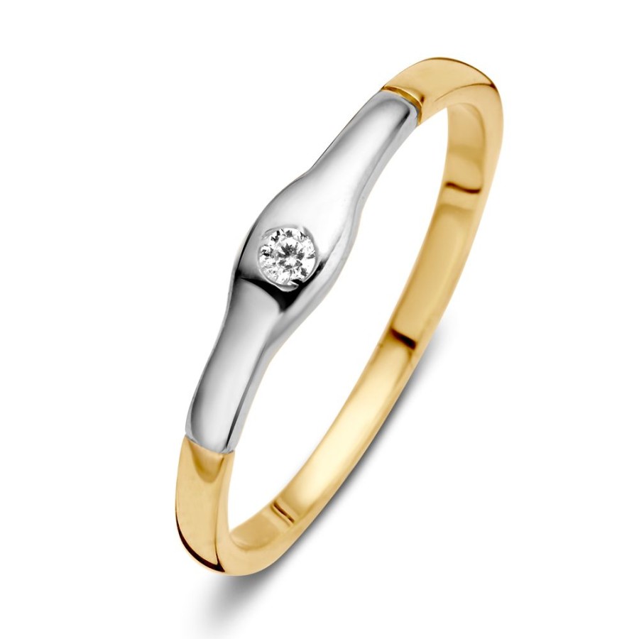 Ringen Excellent Jewelry | Ring Bicolor Zirkonia