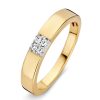 Ringen Excellent Jewelry | Ring Bicolor Briljant 0.08 Crt.