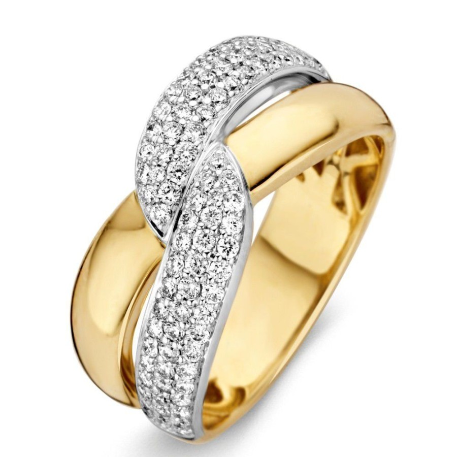 Ringen Excellent Jewelry | Ring Bicolor Briljant 0.61 Crt.