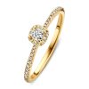 Ringen Excellent Jewelry | Ring Geelgoud Briljant 0.31 Crt.