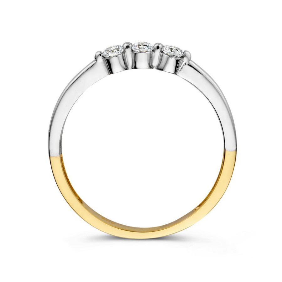 Ringen Excellent Jewelry | Ring Bicolor Zirkonia