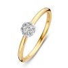 Ringen Excellent Jewelry | Ring Bicolor Briljant 0.10 Crt.